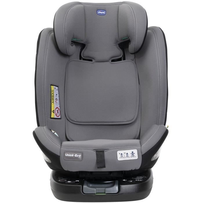 Car seat - CHICCO - UNICO EVO - Group 0/1/2/3 - I-Size - Reclining - Reducer - Grey Black
