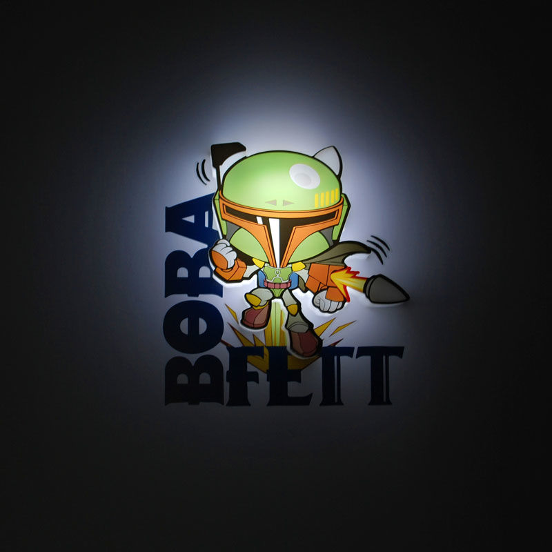 Star Wars Boba Fett 3D Light FX mini lamp