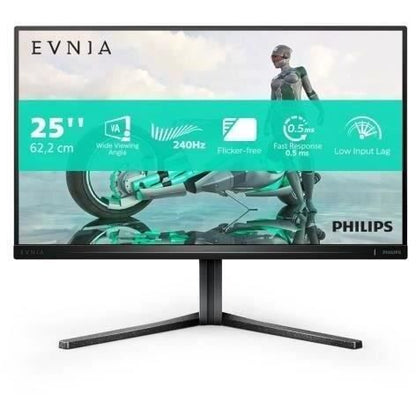 PC Gaming Monitor - Philips - 24.5'' - FHD - Fast VA - 0.5ms - 240Hz - Pivot/Height Adjustable - 25M2N3200W