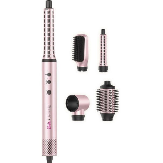 Blow-drying brush - DEMELISS - Air Flow Styler Barbie Edition - 3 speeds - Pink