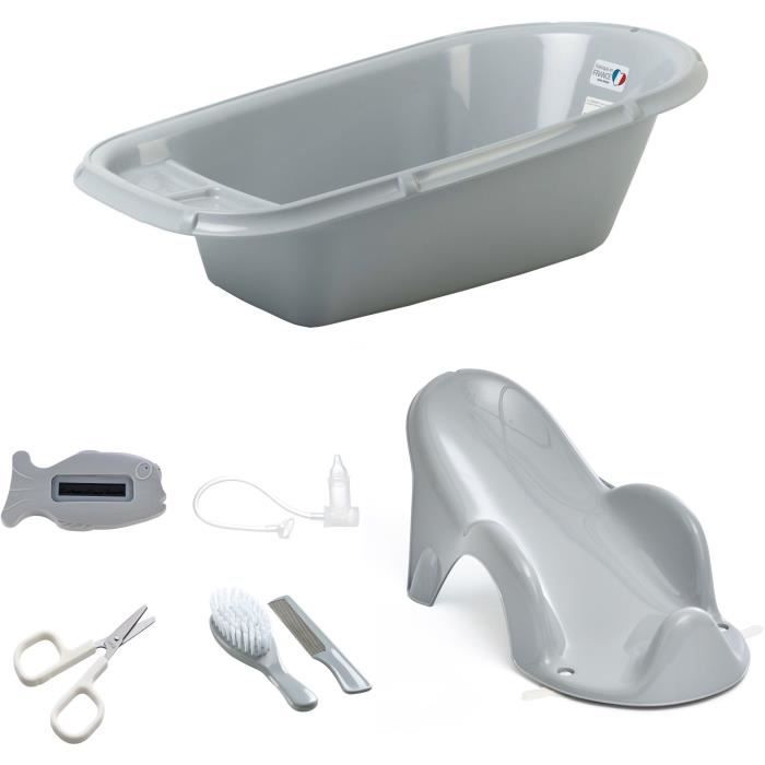 Baby bathtub + Bath Transat + Thermoter + Brush and Comb + Scissors + Baby Fly