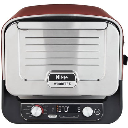 NINJA 8-in-1 Electric Pizza Oven - Woodfire - OO101EU - Pro-heat plate - Pizza stone - 6 settings