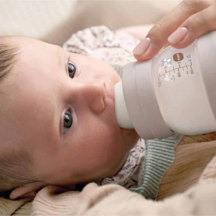 MAM Anatomic Teat - Flow 2 Medium - Silicone - Pack of 2 - Transparent