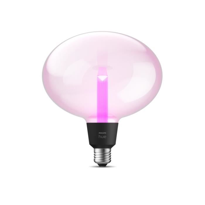 Philips Hue White and Color Ambiance, Ellipse E27 connected LED bulb, Bluetooth compatible