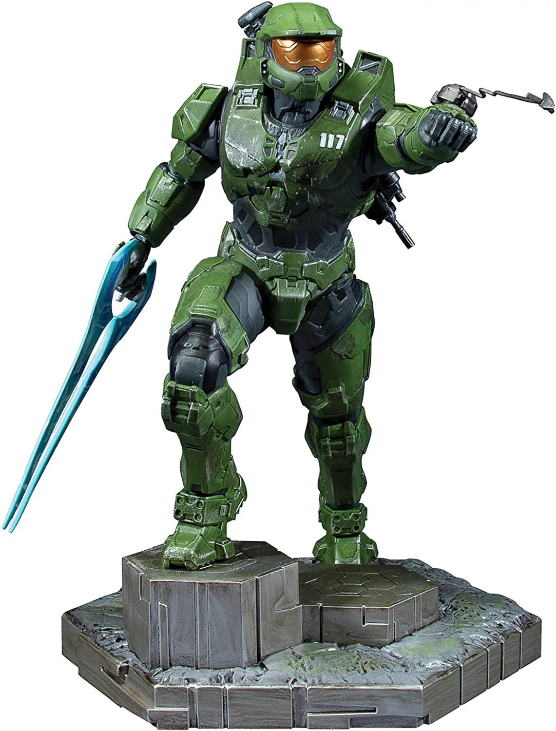 Halo Infinite Master Chief with Grappleshot 10 Inch PVC Statue