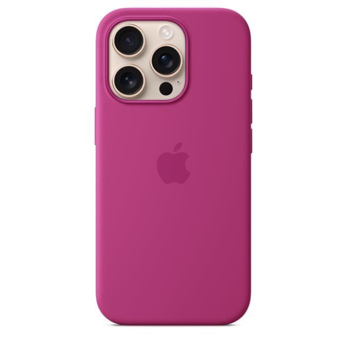 APPLE iPhone 16 Pro - Silicone Case with MagSafe - Fuchsia