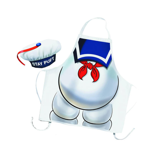 Ghostbusters Stay Puft Apron and Chef Hat