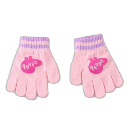 Peppa Pig winter set snood hat gloves