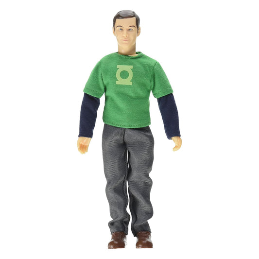 Big Bang Theory Sheldon (Green Lantern/ Superman) Retro Clothed 8" Figure