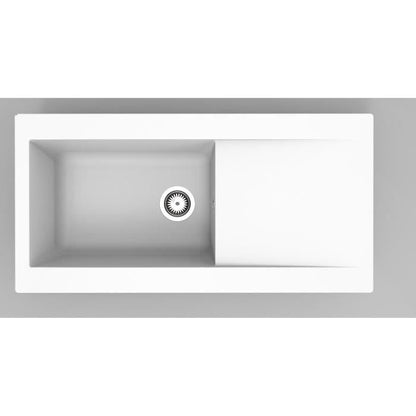 Sink - Resin - White - Bucked - Stradour - Lierra