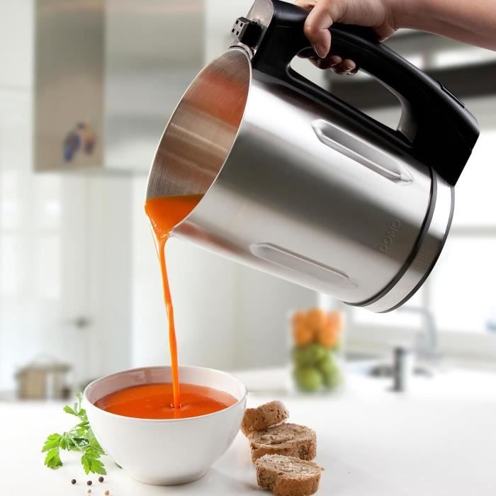 DOMO DO498BL Heating Blender - Black