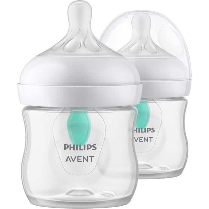 Set of 2 Natural bottles 3.0 Philips Avent Scy670/02 - 125 ml - Air Free