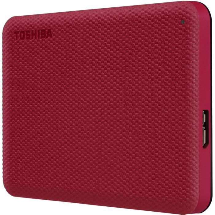 External hard drive - Toshiba - Canvio Advance - 1 to - Red