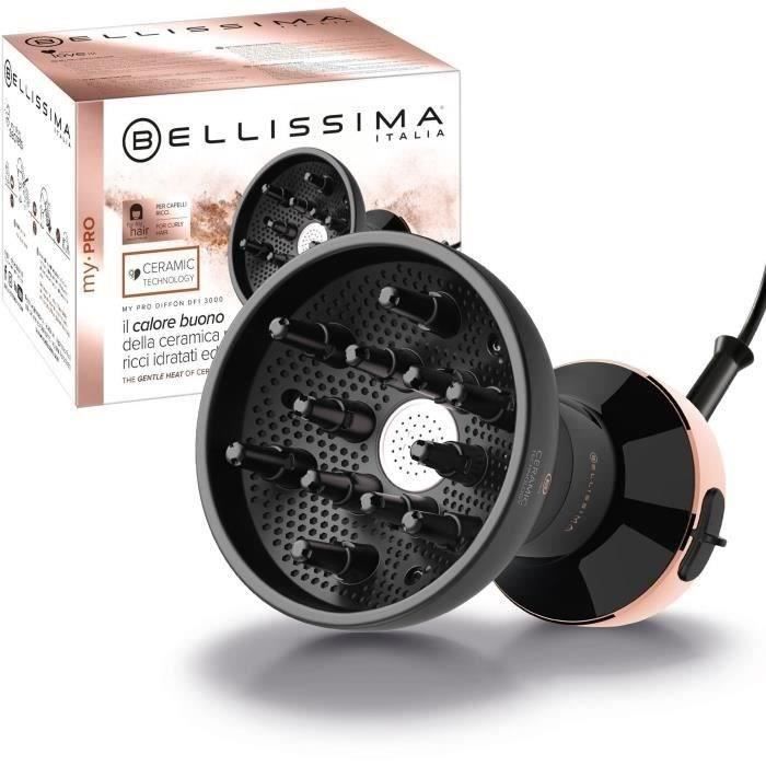 Hot Air Diffuser - Bellissima - For Curly Hair - My Pro Diffon Ceramic Hair Dryer - Soft & Natural - 2 Powers 700W