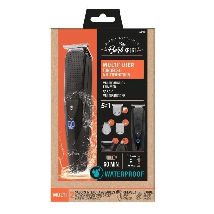 THE BARB' XPERT 6047 5 in 1 trimmer - Multifunction - With beard foil shaver