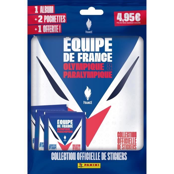 Sticker album + pockets - PANINI - JO 2024 French team