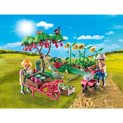 PLAYMOBIL 71380 Starter Pack Vegetable garden - Country - With two characters and many accessories - Ages 4 and up