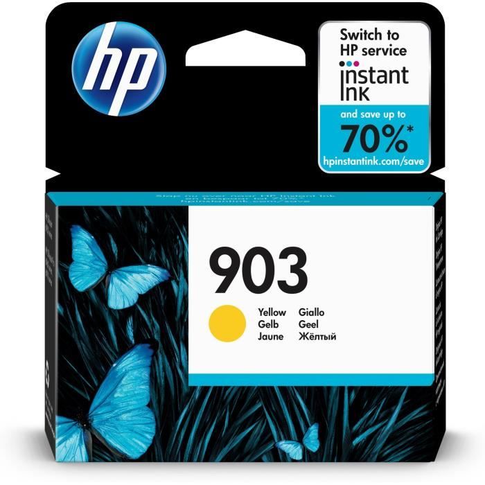 HP 903 Genuine Yellow Ink Cartridge for HP OfficeJet Pro 6950/6960/6970 (T6L95AE)