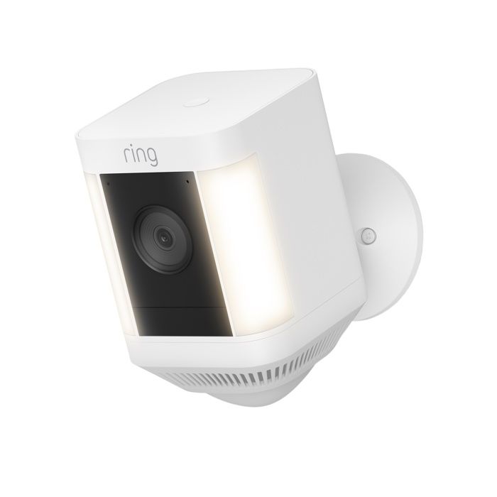 RING Spotlight Plus Battery Surveillance Camera - White - EU