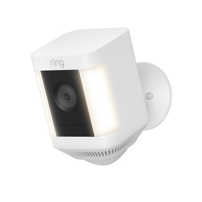 RING Spotlight Plus Battery Surveillance Camera - White - EU