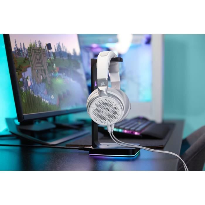 CORSAIR VIRTUOSO PRO Open Wired Gaming and Streaming Headset - White
