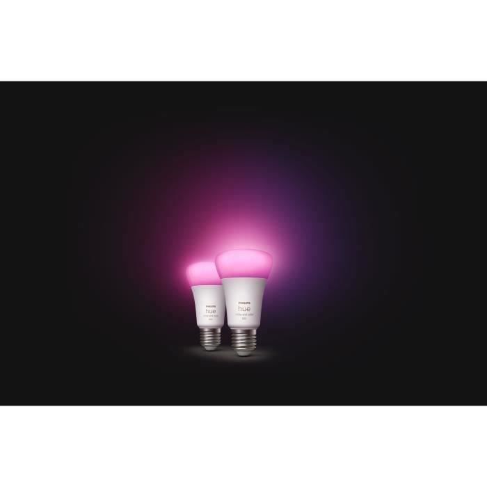 Philips Hue White & Color Atmosphere LEDs connected E27 - Bluetooth compatible
