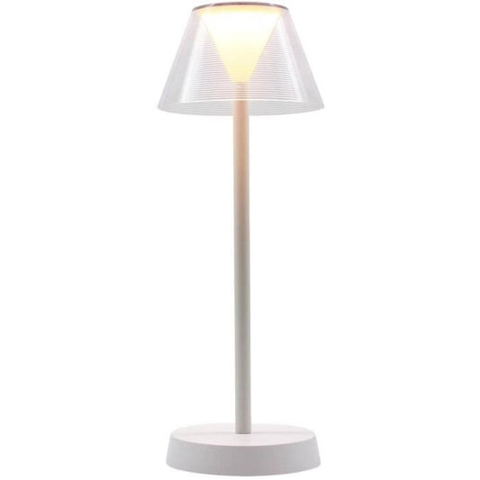 Cordless table lamp - LUMISKY - BEVERLY WHITE - H34 cm - Warm white LED