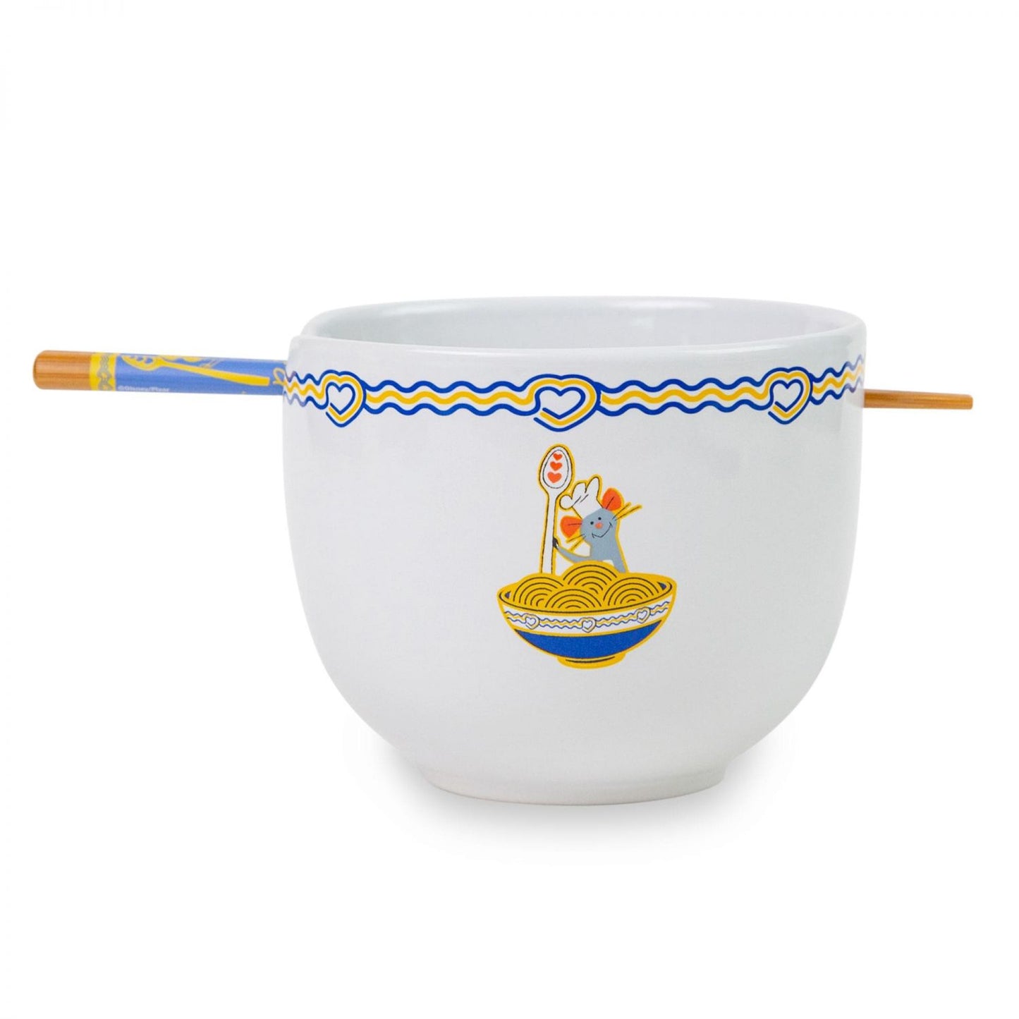 Disney Pixar Ratatouille 20-Ounce Ceramic Ramen Bowl and Chopstick Set