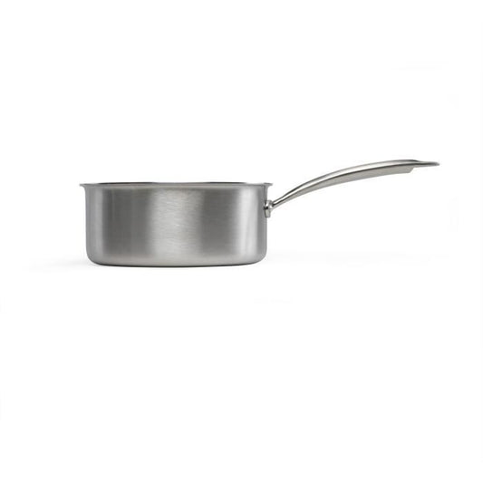 Brigade - 18 cm stainless steel saucepan - LIVOO - MEP160 - Triply stainless steel - Suitable for all heat sources including induction - Made in France