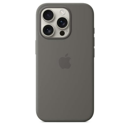 APPLE iPhone 16 Pro - Silicone Case with MagSafe - Stone Gray