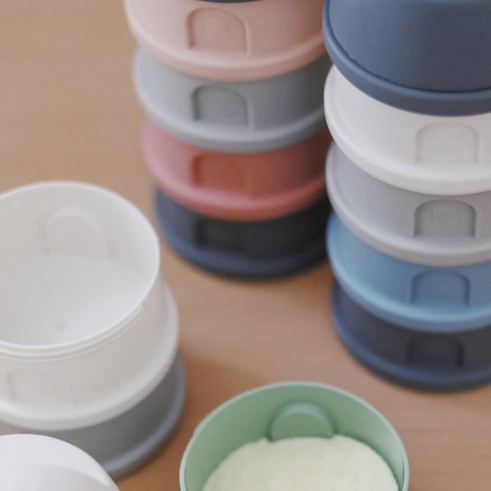 Beaba, dosser box, 4 compartments, mineral Gray / Blue