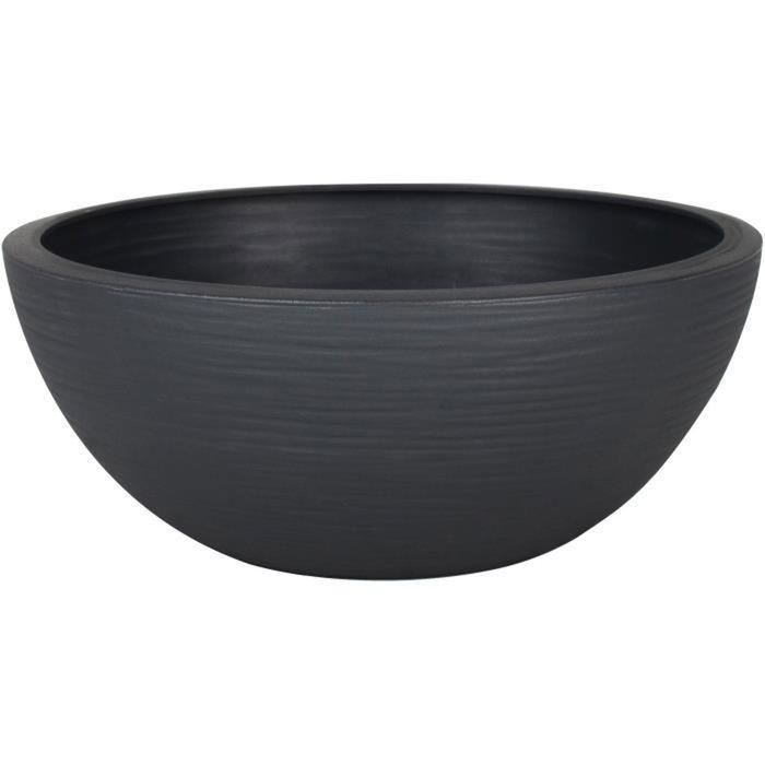 EDA PLASTIQUE - Graphit'Up washbasin Ø 30 - 5.5L - Anthracite gray