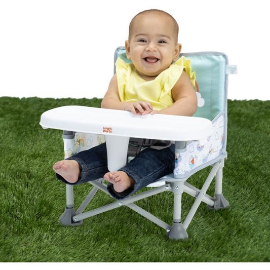 DISNEY BABY Winnie the Pooh Booster Chair, Pop 'n Sit Booster, Indoor, Outdoor, Practical and Compact, Quick Fold,
