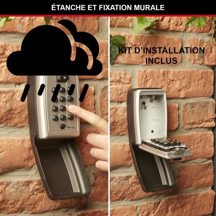 Key box Sensive Mural Masterlock 5423eurd - Pushing buttons - Select Access: Share your keys safely