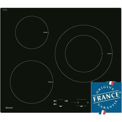 SAUTER SPI4300B Induction hob - 3 zones - 7200W - L60 x D52cm - Glass coating - Black