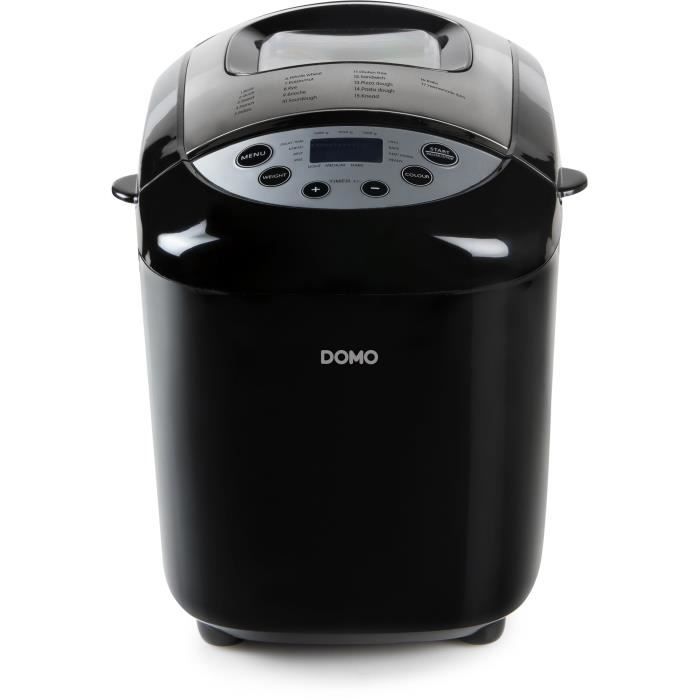 XL automatic bread machine - DOMO - B3977 - 850 W - 17 programs - LCD screen