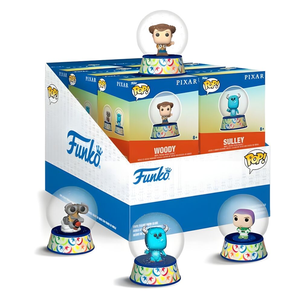 Disney Pixar assorted Mystery Mini Snow globe figure