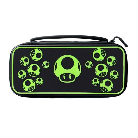 Carrying case - PDP - 1 UP Glow In The Dark - Nintendo Switch - Black