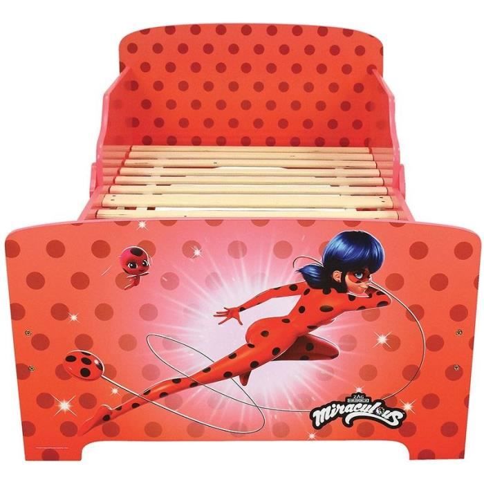 Fun House Miraculous Ladybug Bed With Lattes box spring 140x70 cm