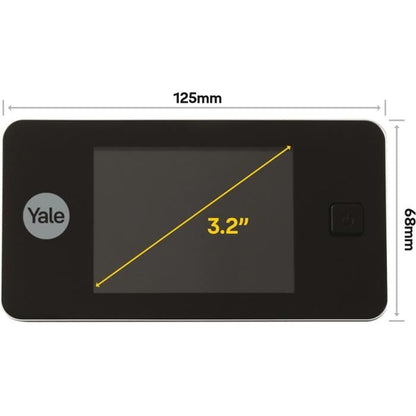 YALE Digital Peephole - LCD 3.2 screen - For Door - Thickness 38-110 mm