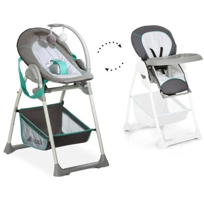 HAUCK Scalable High Chair 2 in 1 Sit'N Relax - hearts