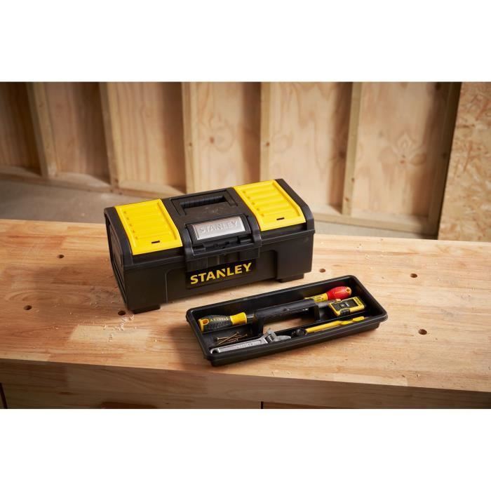STANLEY 40cm empty toolbox with 1 hand opening