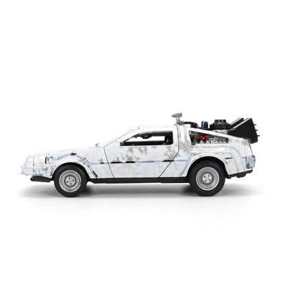 Back to the Future 40th Anniversary Time Machine Ice Effect Dlorean replica