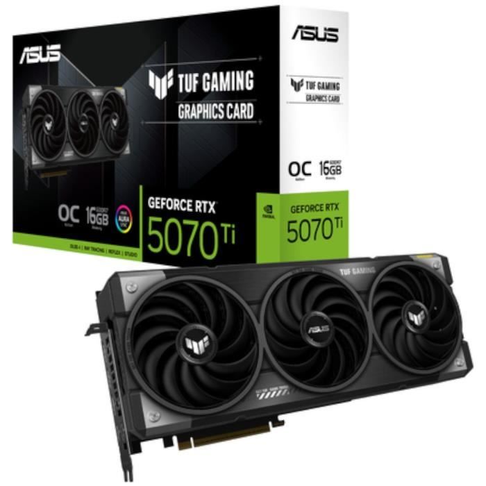 Graphics card - ASUS - TUF-RTX5070TI-O16G-GAMING