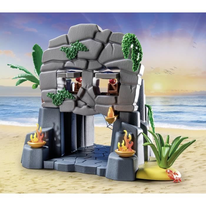 PLAYMOBIL 71531 Pirate Treasure Island and Sea Monster - Pirates