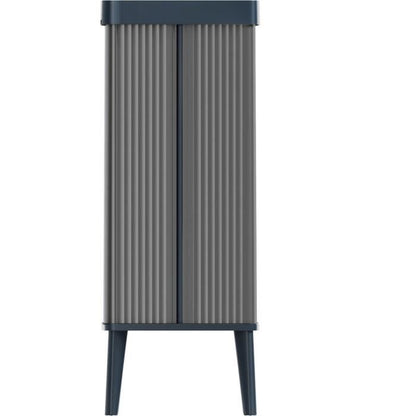 Floor-standing bin - VERTO - CURVER - Touch opening - 54 L - Pearl grey