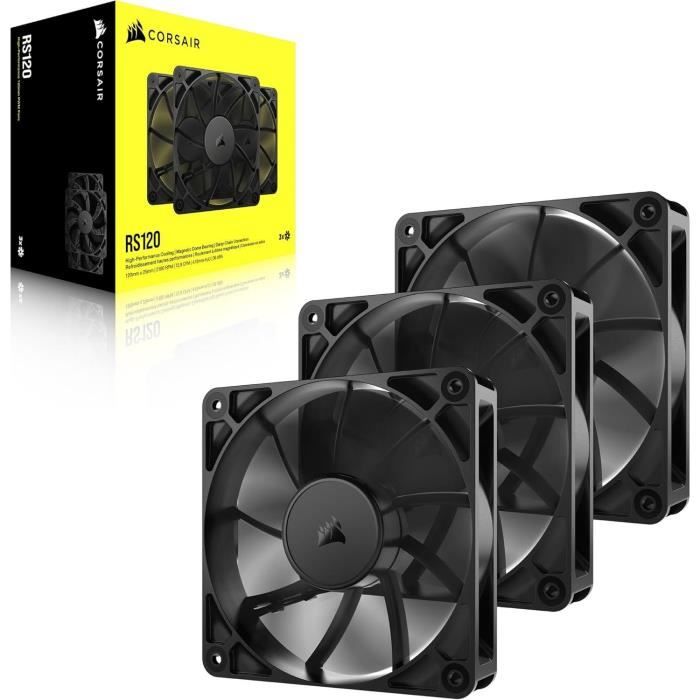 Pack of 3 120mm PWM fans - CORSAIR - RS120