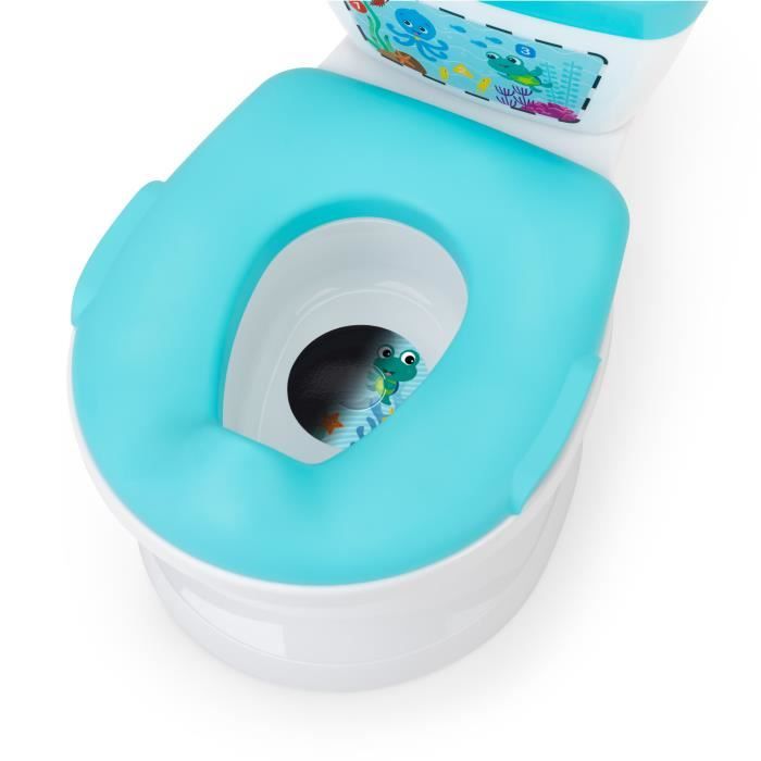BABY EINSTEIN 2 in 1 Potty & Toilet Trainer, Innovative Toilet Training System, Flush with Music