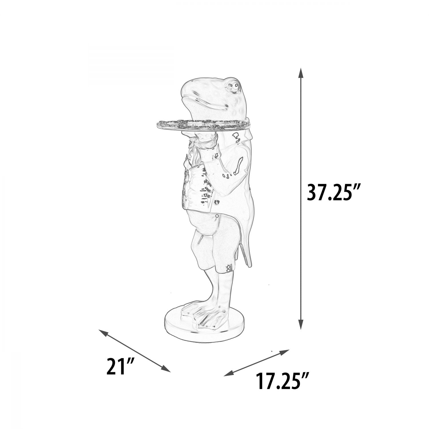 Freddy The Formal Frog Butler 3ft