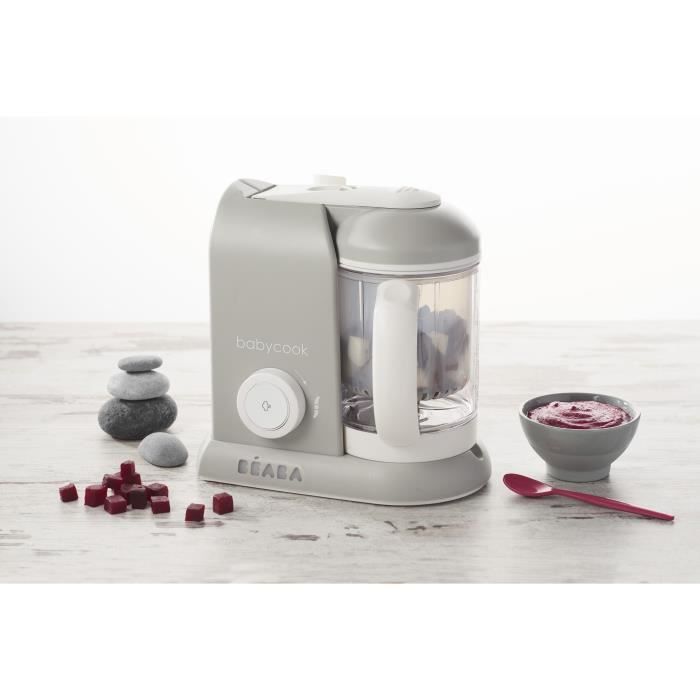 BEABA Babycook Solo 4-in-1 Baby Kitchen Robot - Gray